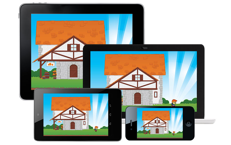 HTML5 Game Resize Example