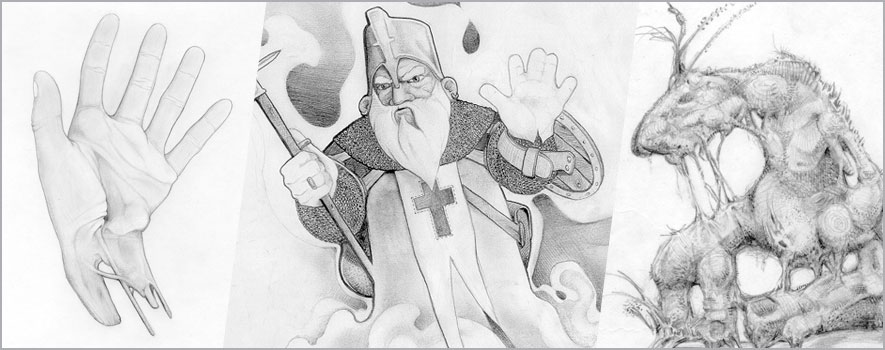Collection of drawings by William Malone