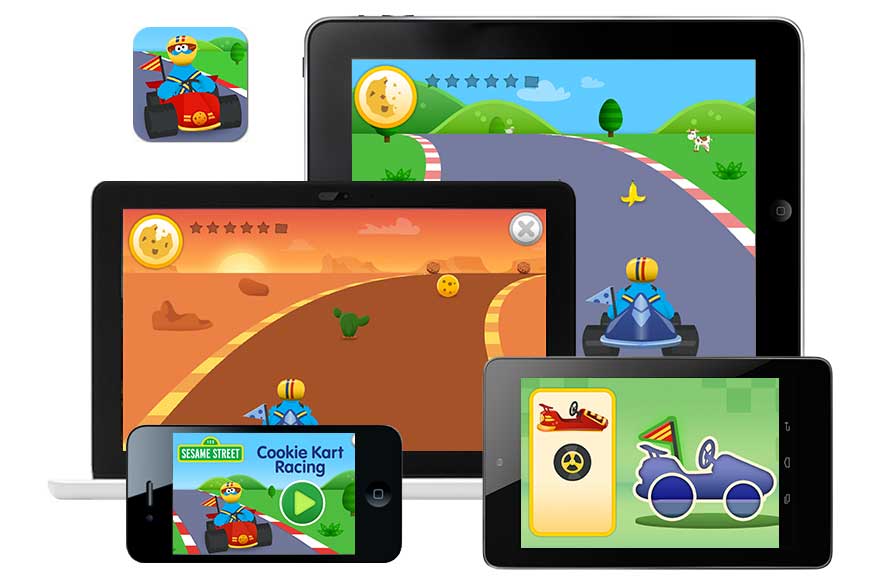 HTML5 Cookie Monster Kart Racing Game by William Malone