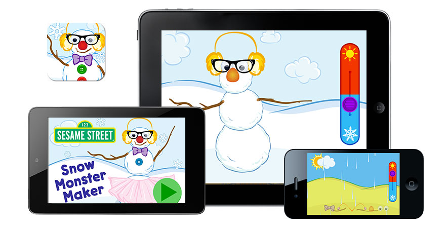 HTML5 Snow Monster Game by William Malone